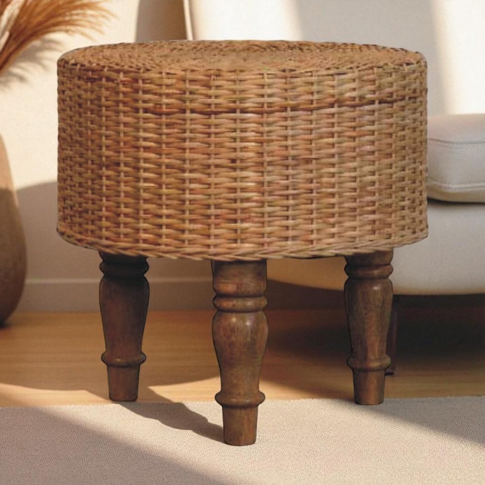 Regency Round Woven Stool - Image 6