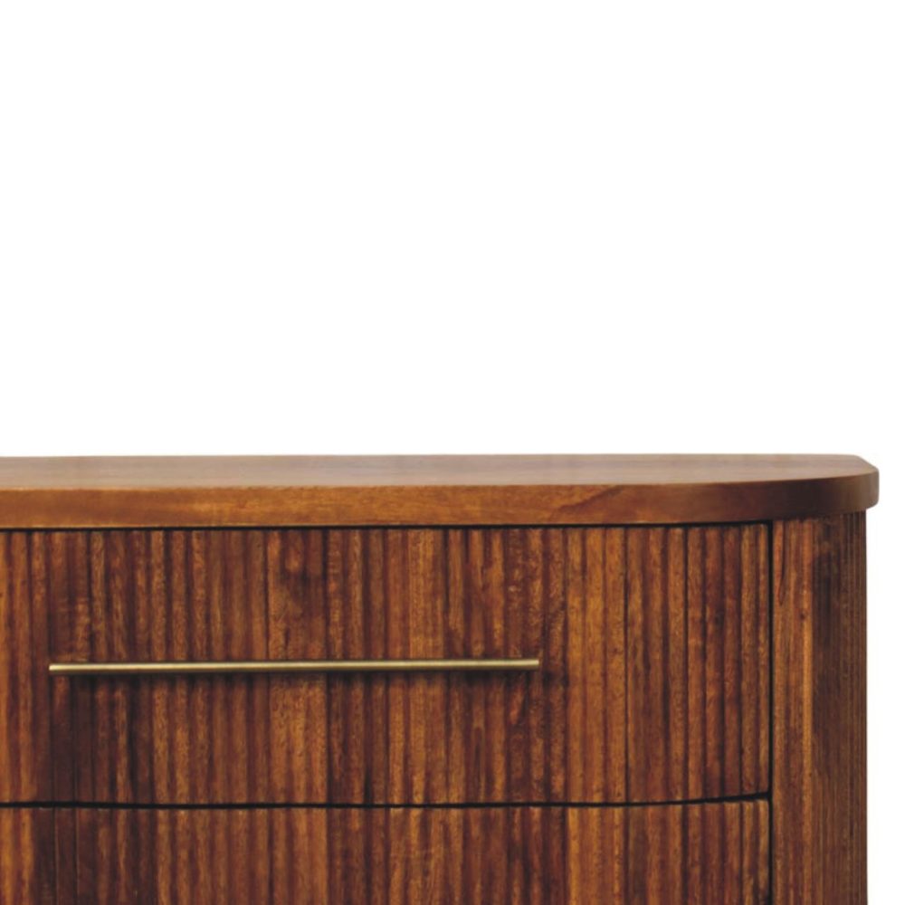 Emerson Ribbed 3-Drawer Chest - Image 4