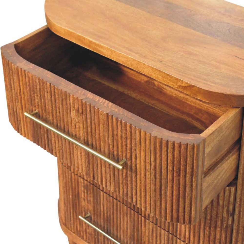 Emerson Ribbed 3-Drawer Chest - Image 6