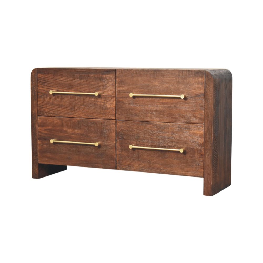 Copenhagen 4-Drawer Chest in Smoked Oak - Image 2
