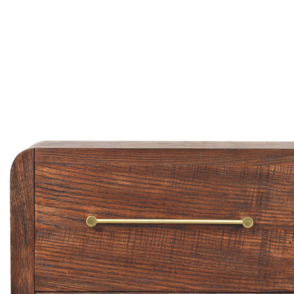 Copenhagen 4-Drawer Chest in Smoked Oak - Image 4