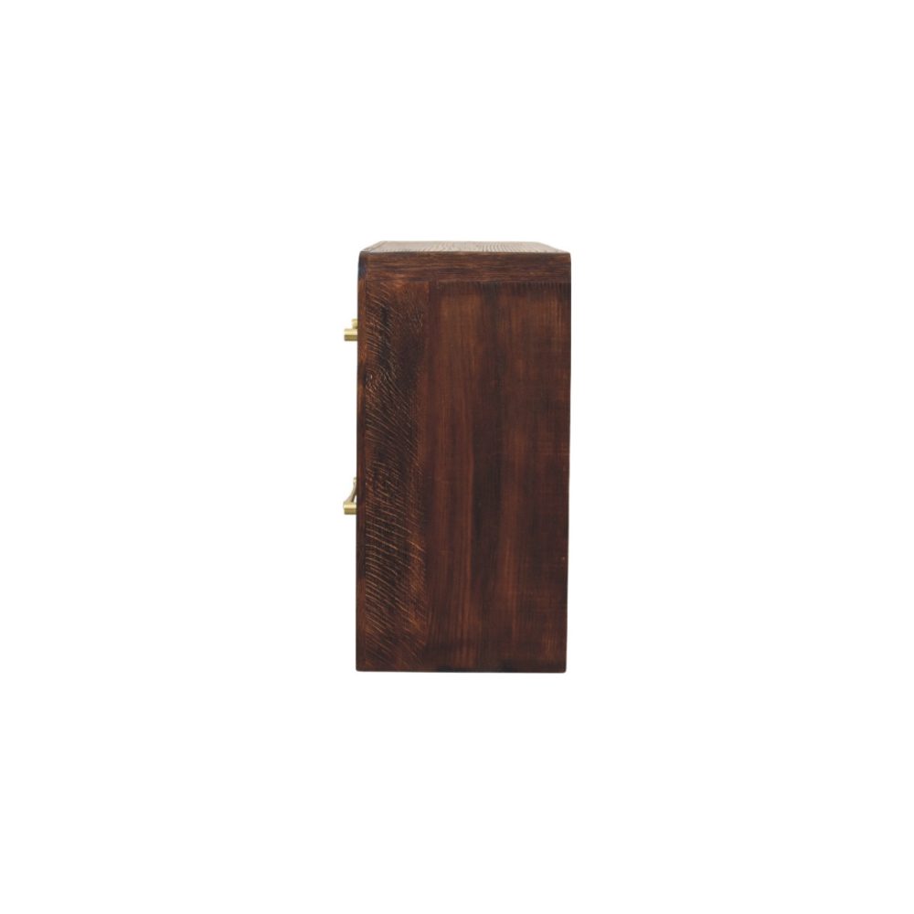 Copenhagen 4-Drawer Chest in Smoked Oak - Image 8