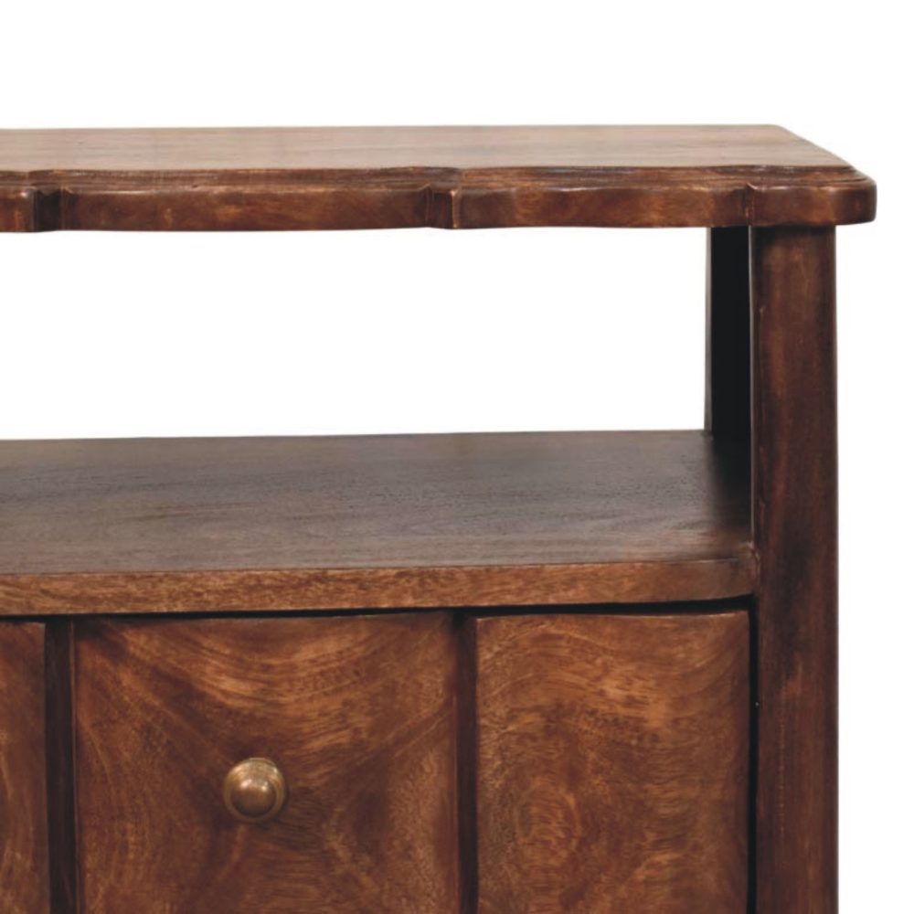 2-Drawer Bedside with Open Shelf - Image 4