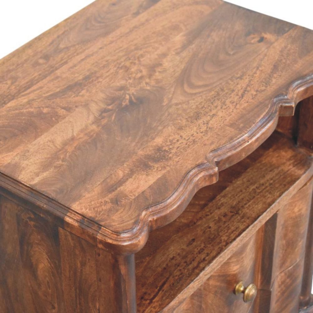 2-Drawer Bedside with Open Shelf - Image 5