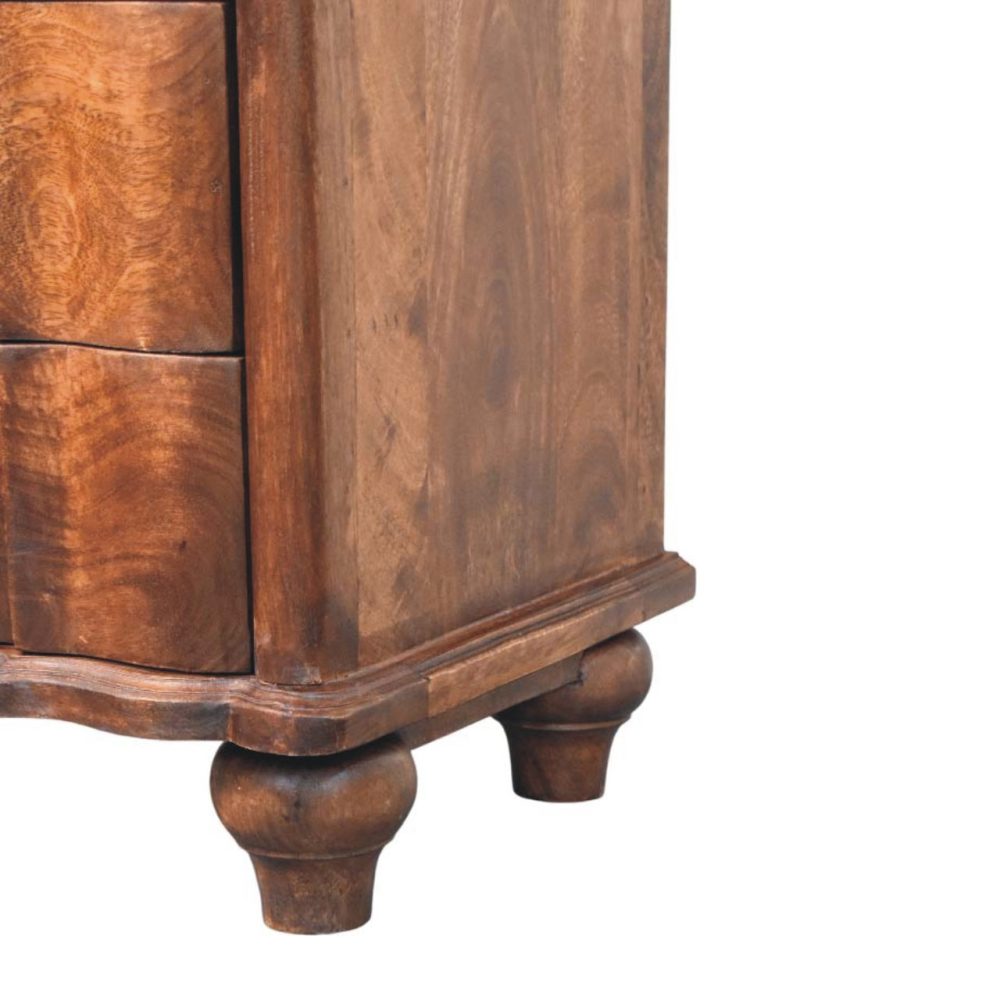2-Drawer Bedside with Open Shelf - Image 7