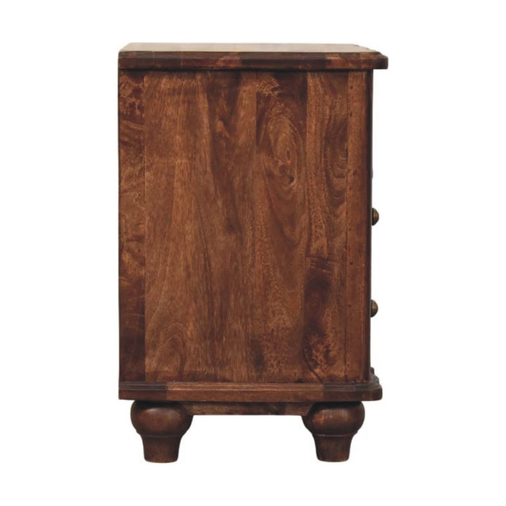 2-Drawer Bedside with Open Shelf - Image 8