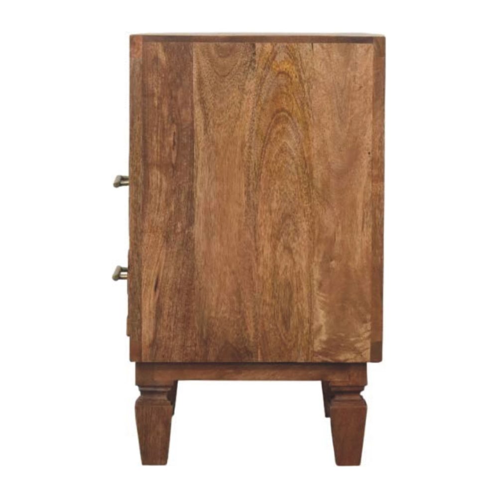 Arno Bedside in Golden Teak - Image 8