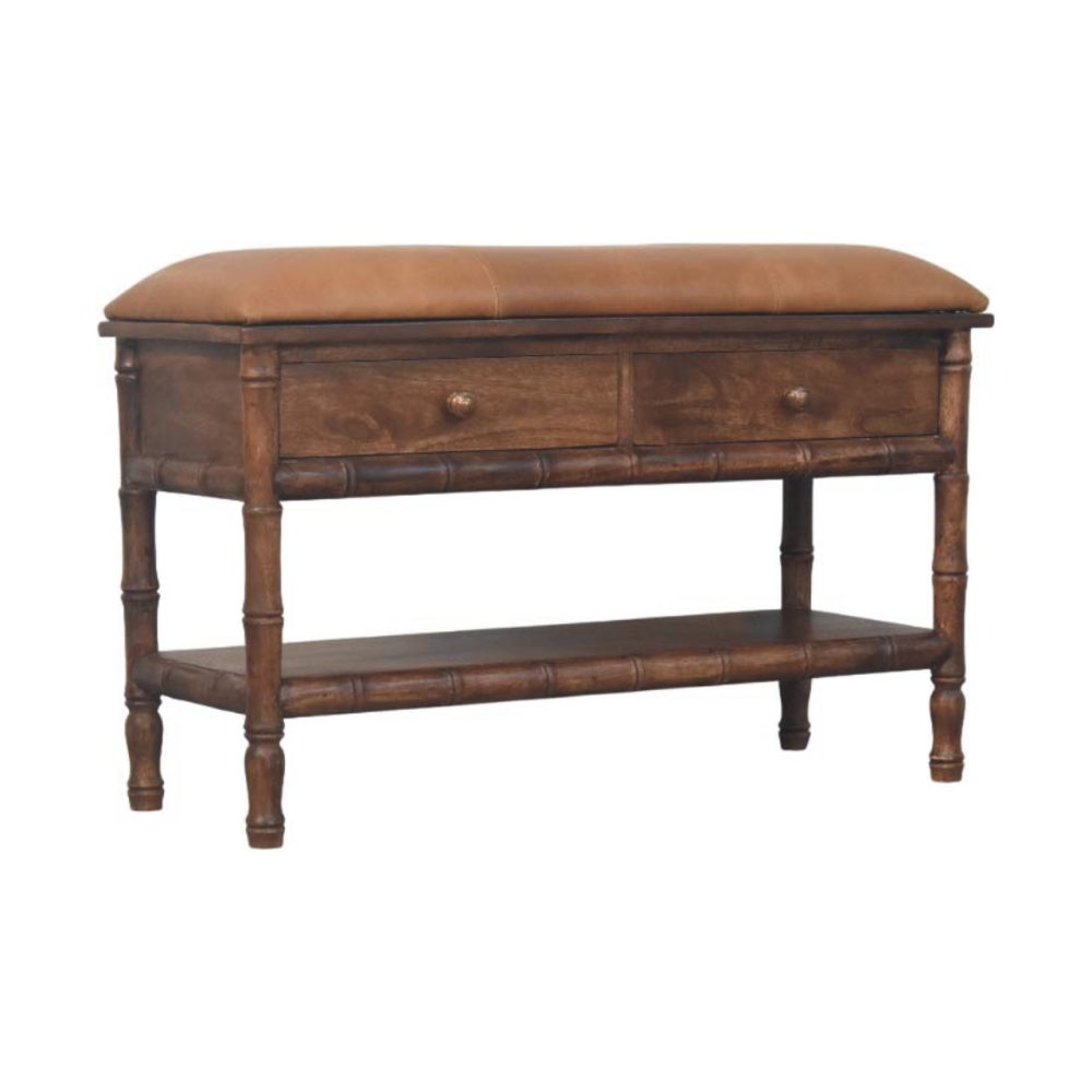 Bamboo Carved Storage - Image 2