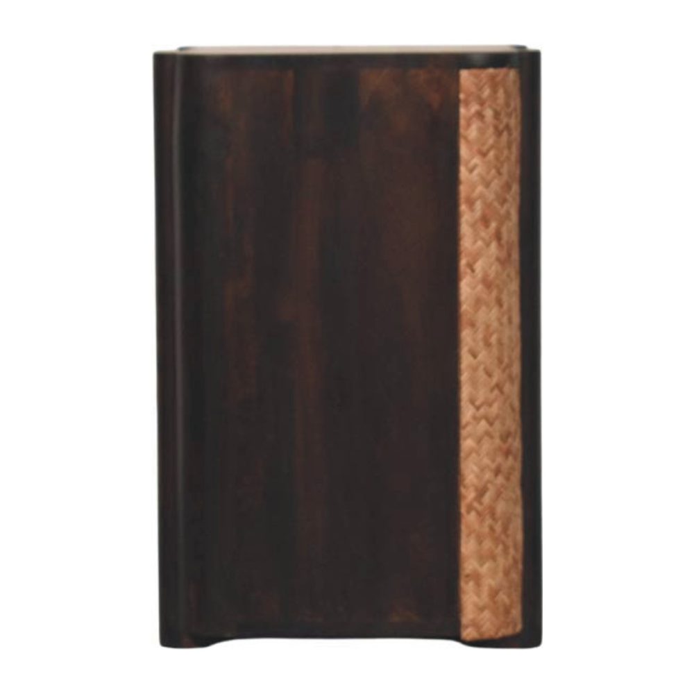 Rattan Curve Edge Nightstand - Image 9