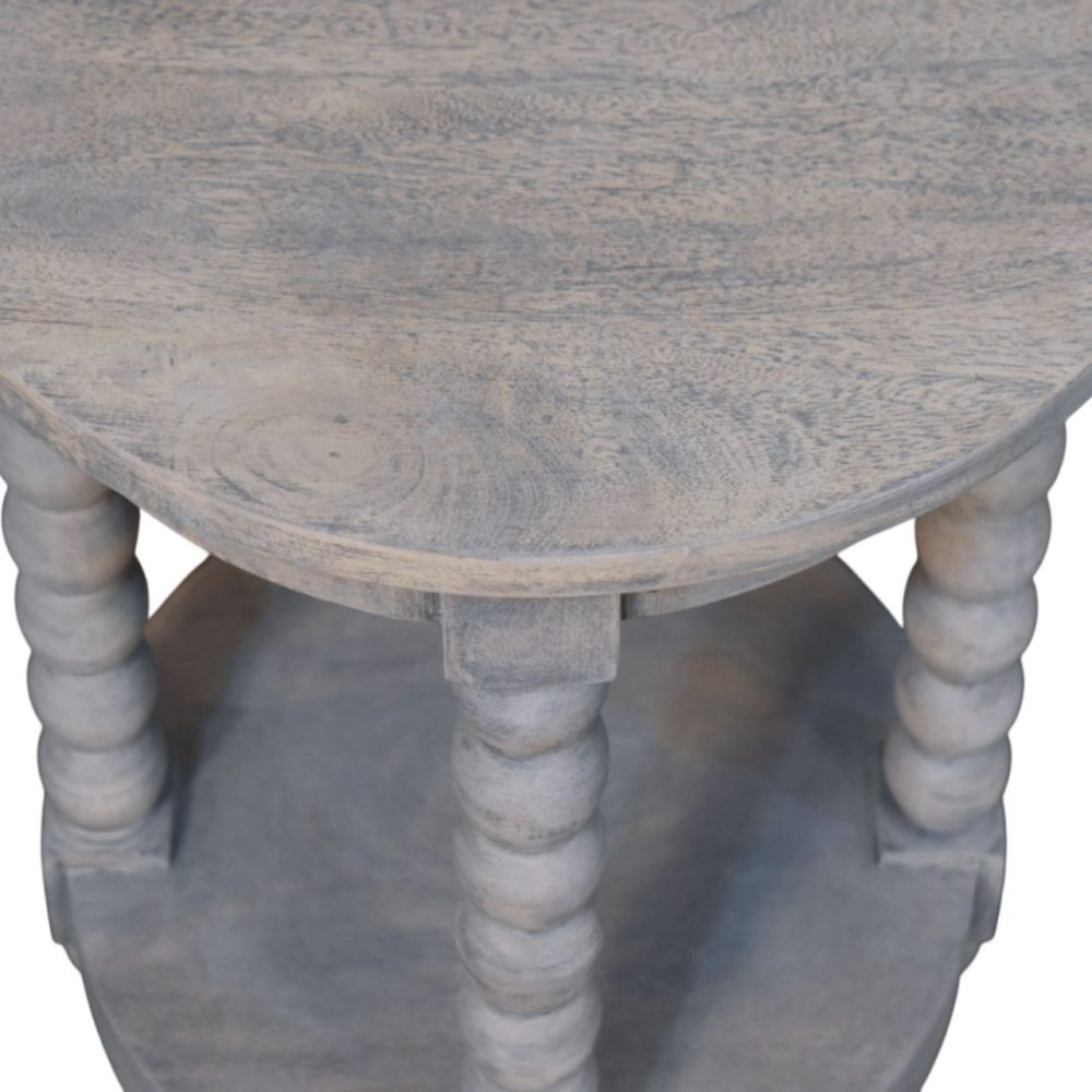 Ellsworth Round Side Table in Acid Wash - Image 5