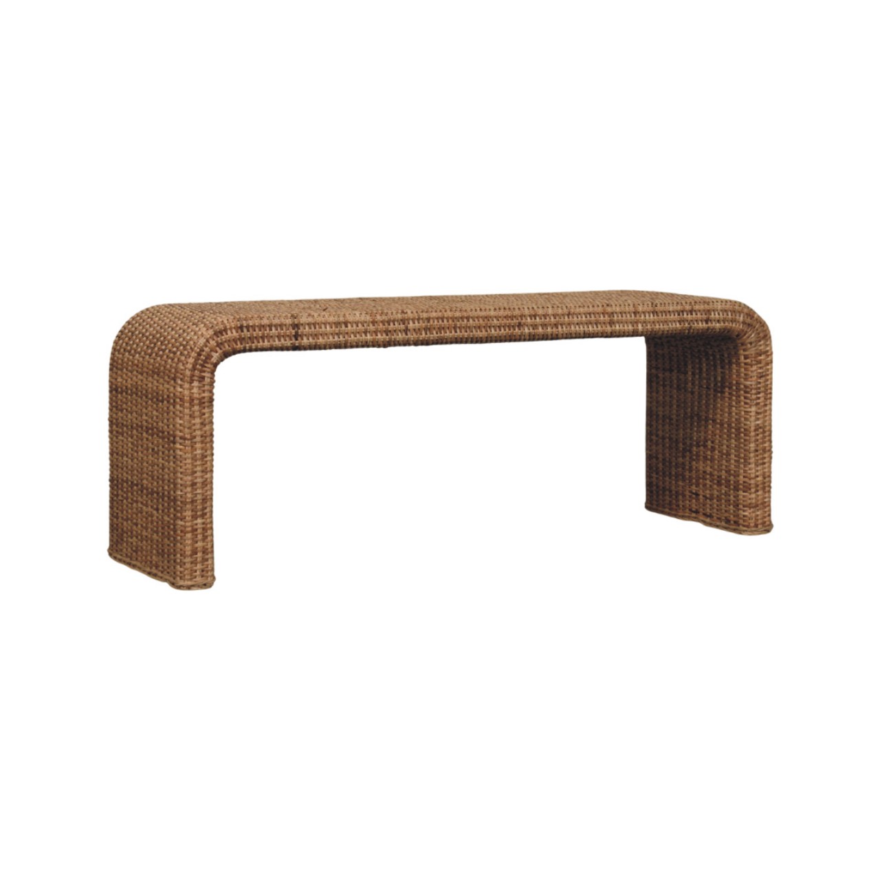 Rattan Weave Bench - Image 2