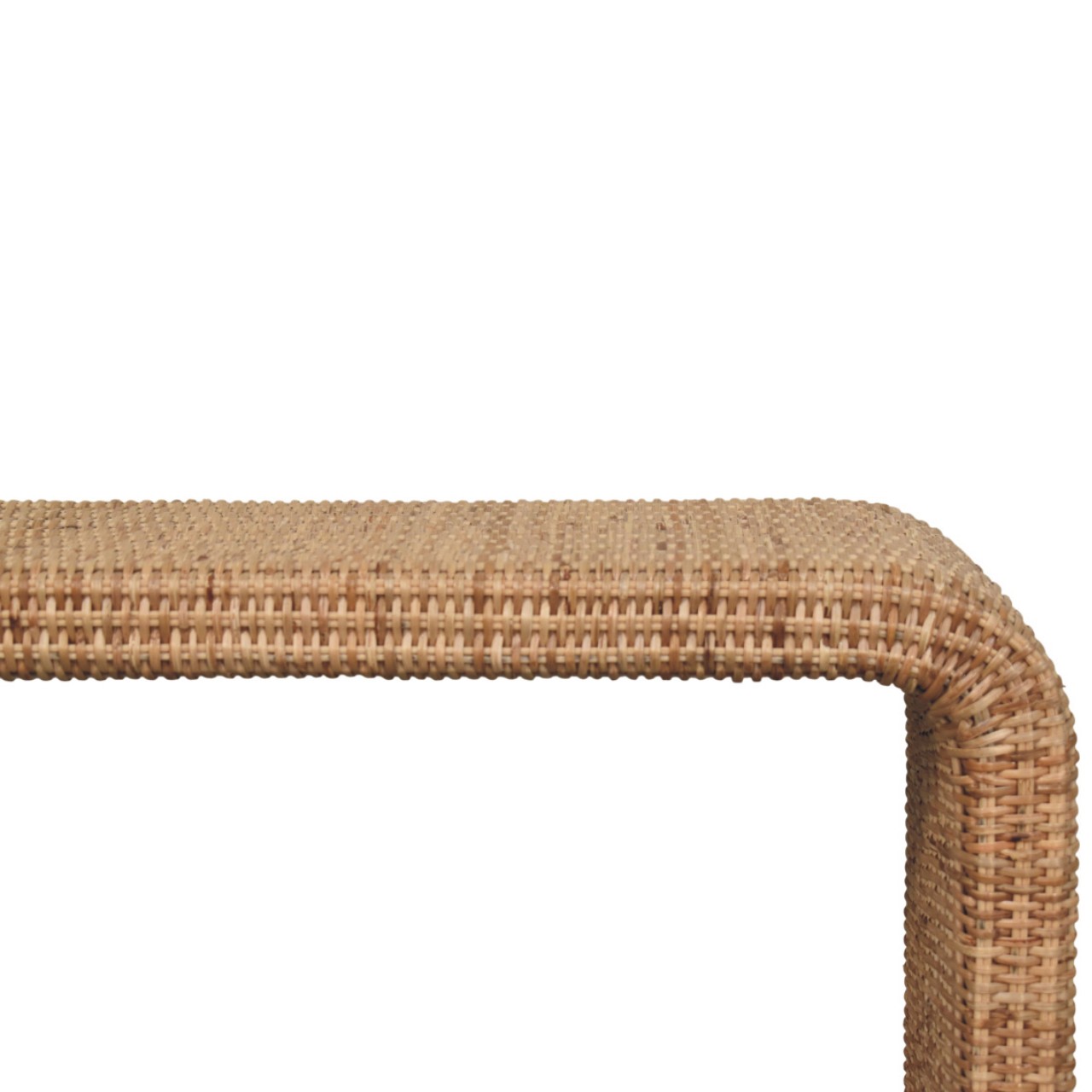 Rattan Weave Bench - Image 4
