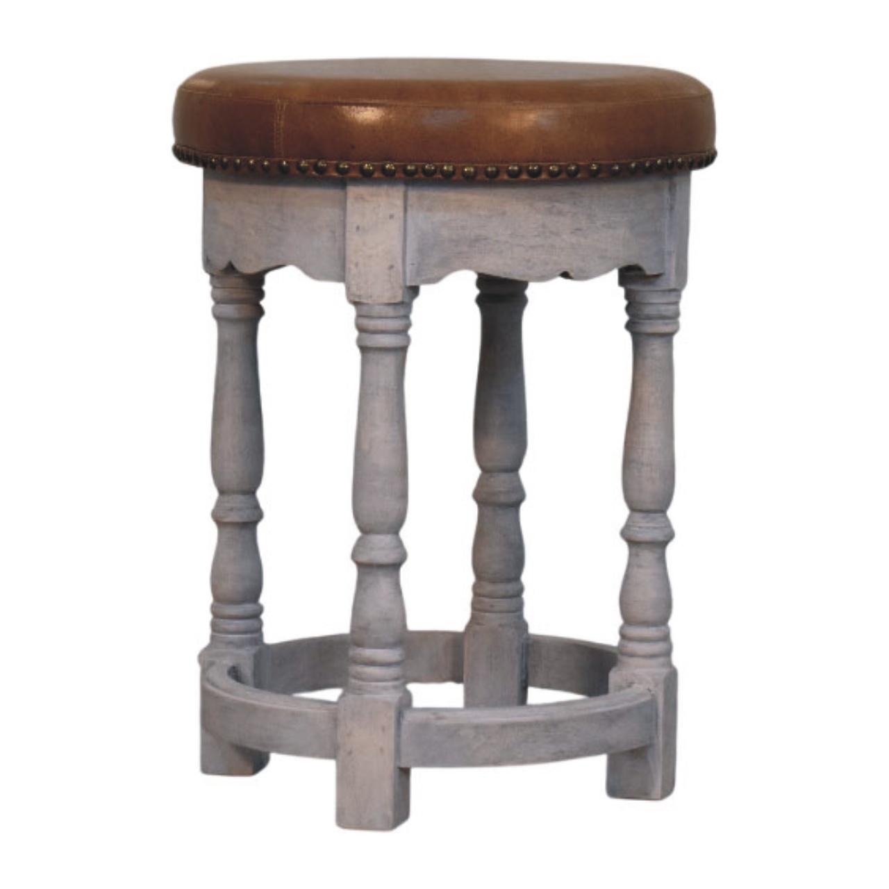 Rustic Charm Stool - Image 3