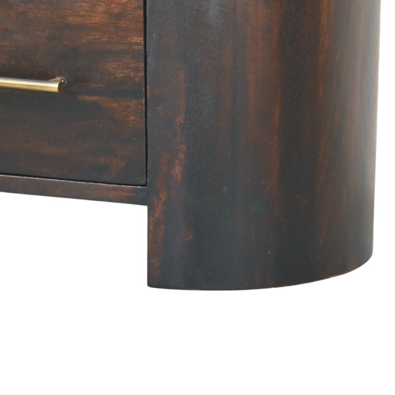 Velvet Mocha Curve Bedside - Image 9