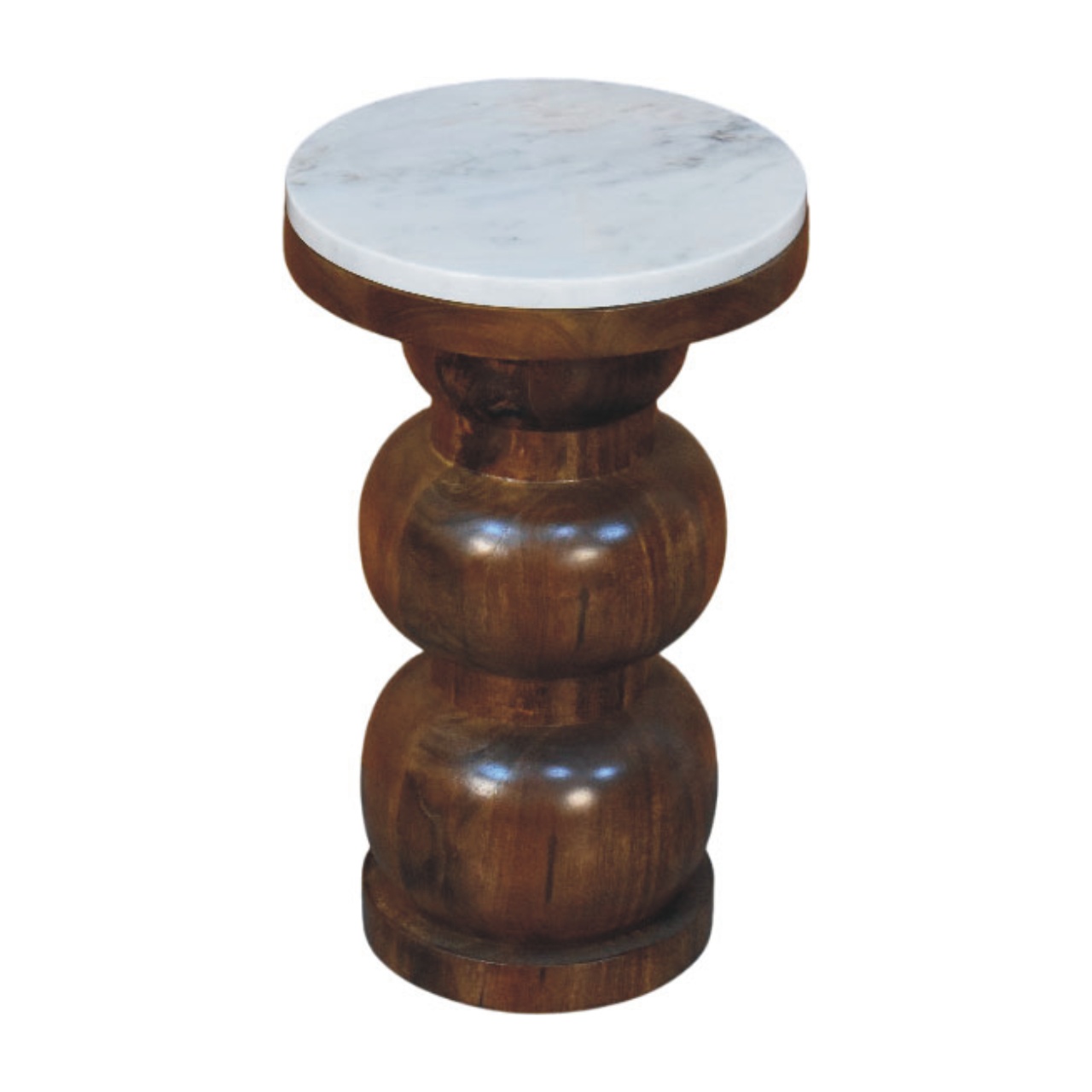 Marble Top Bulla Side Table - Image 2