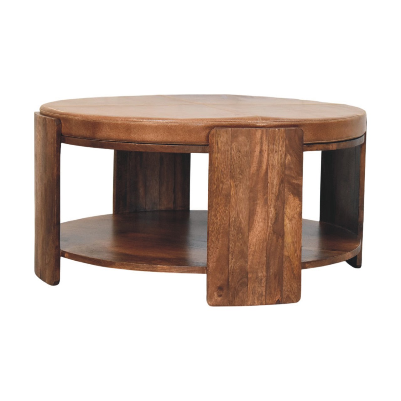 Savoy Leather Coffee Table - Image 3