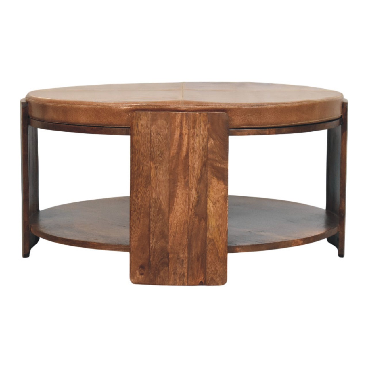 Savoy Leather Coffee Table - Image 8