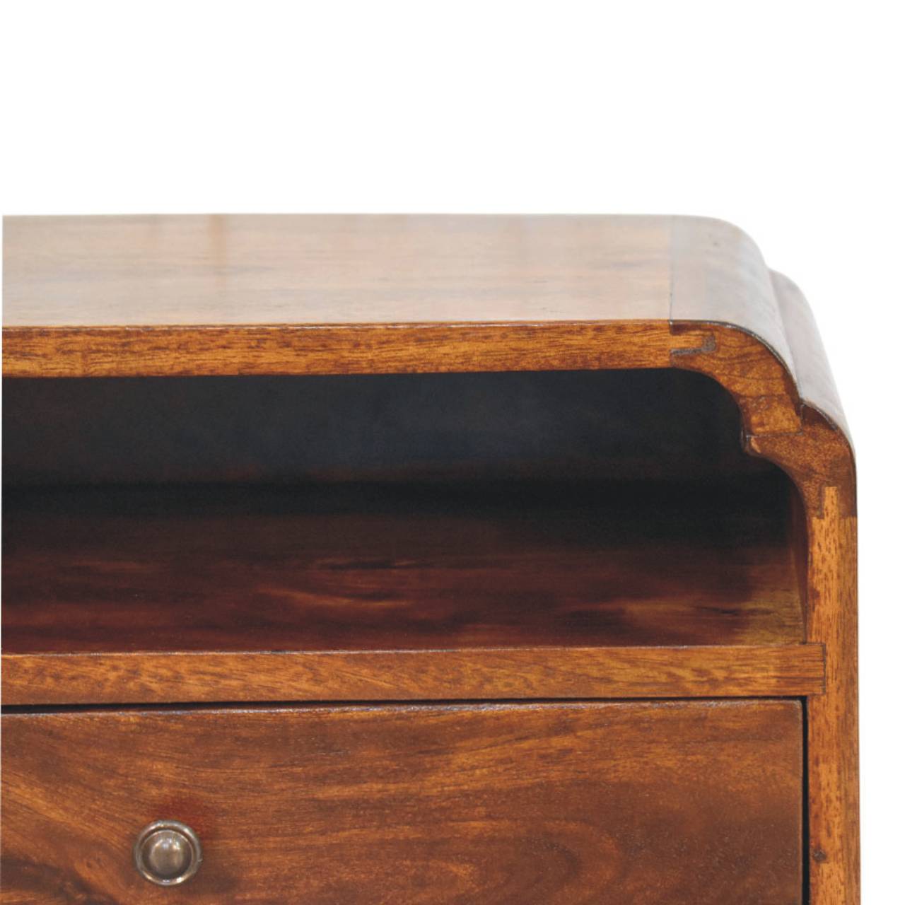 Avora Wall-Mounted Chestnut Bedside - Image 4