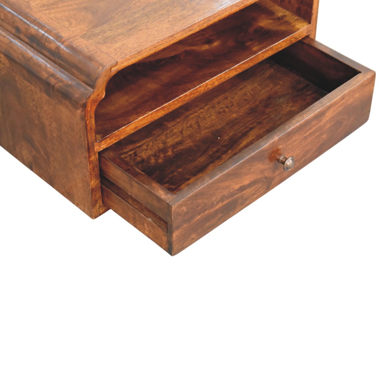 Avora Wall-Mounted Chestnut Bedside - Image 6